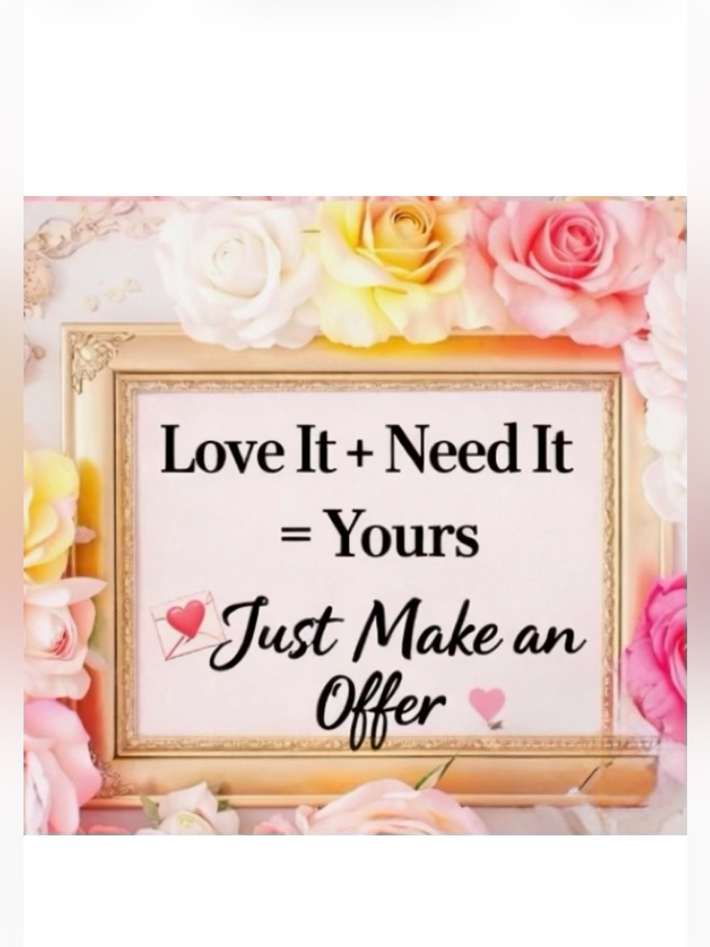 LOVE IT, NEED IT, WANT IT, ITS YOU❣️